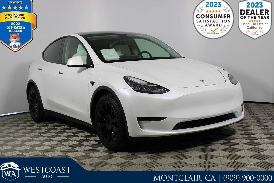 TESLA MODEL Y 2021 5YJYGDEE9MF092954 image